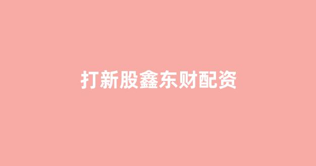 股票配资什么意思